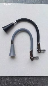 [ VIENA ] Kran Angsa Fleksibel Kran Cuci Piring Keran Sink Kran Dapur Dinding Hitam LE-27 Abu / Hitam