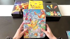 400 Cards holder Pokemon Anime Game Binder Card Holder Zipper Album Book Capacity EX GX Collectibles Folder Toys Gift