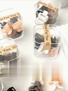 BabyShop-C1267 Jepit Rambut Doff Mini Isi 10pcs Free Box Jedai Kecil Wanita / Jepitan Rambut Pita