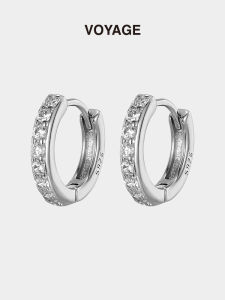 ZHENGZHAO | Dazzling Zircon Simple Hoop Earrings