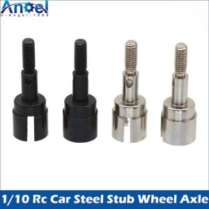 4 PCS Steel Stub Wheel Axle Parts 02033 For HSP 1/10 Redcat Volcano EPX Pro Monster Truck BRONTOSAURUS 94103 94107 94111 RC Car