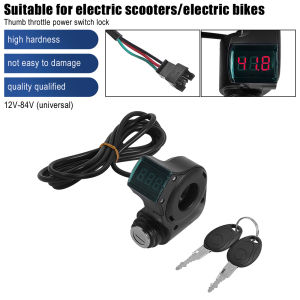 lgnition Lock with 2 Keys for KUGOO M4 PRO Kick Scooter Display Switch Power with Key Lock Electric Scooter Replacement Parts