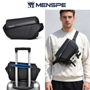 MENSPE Crossbody Bag Men Shoulder Bag Short Travel Bag Messenger Bag Chest Bag College Style Messenger Bag School Bag Large Capacity Shoulder Bag