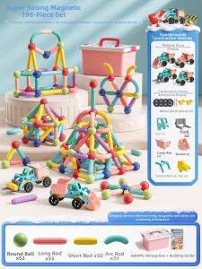 KEWANG | Educational Magnetic Building Tiles For Toddlers