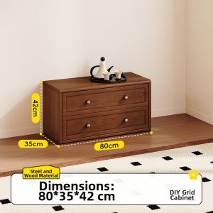 MEISD | Vintage Style Steel Sideboard 35cm