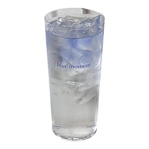 Ultra-Thin Tapered Glass Cup Simple Blue Letter Cocktail Glass Long Drink Collins Cup Chicken Wings Milk Coffee Cup