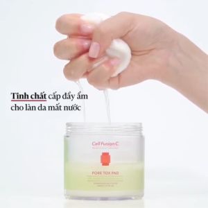 Toner Pad Làm Sạch Sâu & Thu Nhỏ Lỗ Chân Lông Chứa PHA Cell Fusion C Pore Tox Pad
