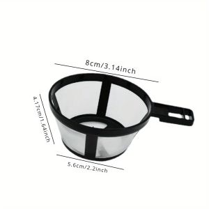 1PC Reusable Nylon Coffee Pot Filter Tea Brewer Filter Coffee Machine Filter Coffeeware
