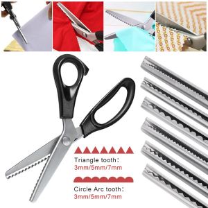 Tailor scissors Pinking Shears Zig Zag Sewing Cut Serrated Lace Scissors Sewing Accessories
