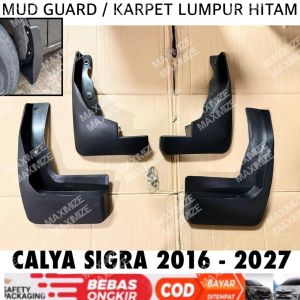 Mud Guard Calya Sigra 2016 2019 2024 2025 2026 2027 Karpet Lumpur Hitam