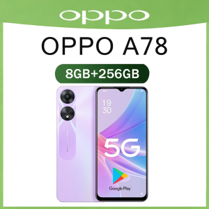 OPPO | OPPO A78 6.56" Screen 5G LTE Smartphone 8GB+256GB 50MP AI Camera 5000mAh Big Battery 2026 Newest Dual SIM Android Mobile Phone