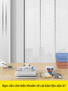 Kệ Đựng Hồ Sơ Khay Đựng Tài Liệu Giá Sách Để Bàn Hộp Decor Bàn Văn Phòng Học Tập - 859