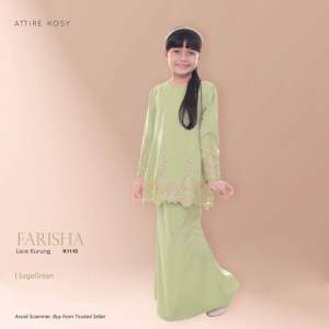 Kurung Moden Kanak-Kanak Edisi Raya Farisha Kurung Moden Lace by Ayanna Exclusive