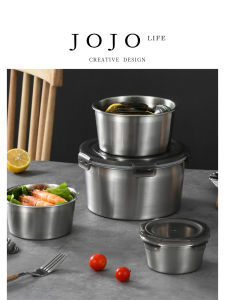 Mr. Grocery round Stainless Steel 304 Leakproof Lunch Box Set of 4 Food Storage Containers Eco Friendly Insulated Picnic Bento