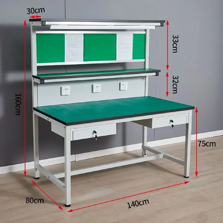 Heavy Duty Anti-Static Workbench Table Commercial Assembly Experiment ...