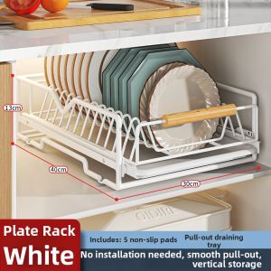 HANYUXUAN | Stainless Steel Drawer Type Dish Organizer
