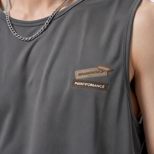 Baleno Mens Top 170g Ice Silk Mesh Vest 9826201M3919 - Multiple Solid Colors - Versatile Straight Fit - Full Pantone Color - Cool Effect - Quick Dry - Breathable