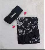 Telekung Printed-Corak Plain Lace Cotton Murah Viscose for Adult