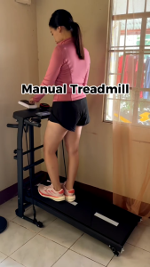 MY-HI Manual treadmill LED multi-functional treadmill home fitness running belt pull rope
