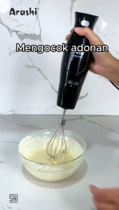 ARASHI Blender Tangan Hand Mixer Chopper 4 IN 1 Multifungsi AHB 0401 ORIGINAL