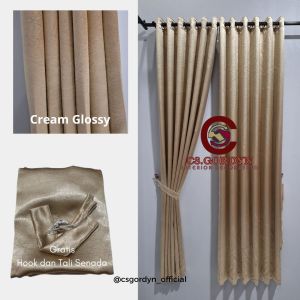 Gorden Blackout Polos Gorden Jendela pintu minimalis Tirai Gorden aesthetic