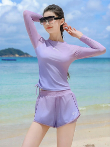 Barbie | Long Sleeve Tummy-Control Slimming Conservative Swimsuit