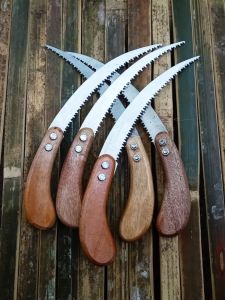 Gergaji Bonsai Kecil Gergaji pruning Ranting Bonsai baja slendang