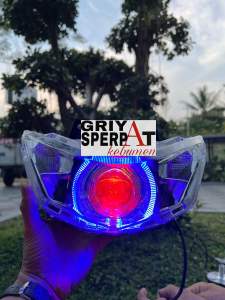 REFLEKTOR LAMPU DEPAN BILED BEAT DELUXE LED 2020 BILED LED