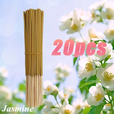 20/50/100 Pieces Yellow Jasmine Incense Sticks Length 8.66inch Suitable for Yoga Meditation Home Living Room Study Popular Portable Incense.