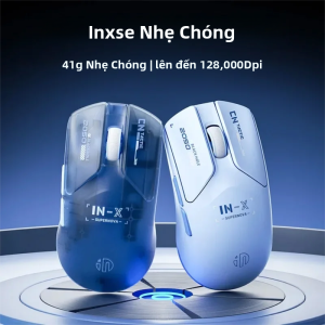 Chuột Chơi Game Không Dây Nhẹ INPHIC INX SE 12800DPI 1000HZ Cảm Ứng Sạc USB Độ Chính Xác Cao Dành Cho Máy Tính Để Bàn Và Laptop