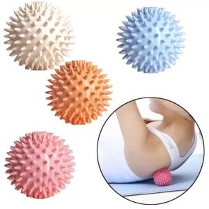 1PC PVC Prick Massage Ball Cho Trigger Point Tập Thể Dục Thể Dục Giảm Đau Tay Và Chân Plantar Fasciitis Hedgehog Ball