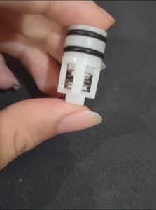 INDOBASE Part Klep Pompa Karet Samping PVC D13.2x25.6mm Putih 1 Pcs