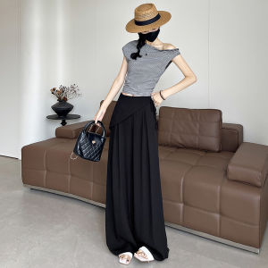 La Chapelle | Cool Linen Trousers Wide Leg Pants