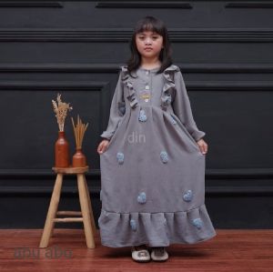 gamis anak / gamis anak cringkle / gamis anak uragiri