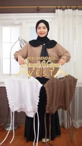 Mybamus Dalla Ruffle Vest: Desain Vest Wanita yang Cocok untuk Musim Panas