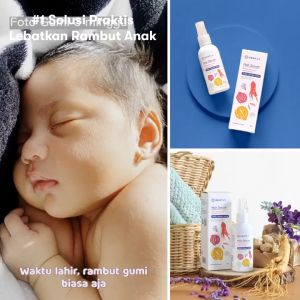 Gently Baby Hair Serum | Serum Penumbuh & Penyubur Rambut Bayi dan Anak (BPOM)