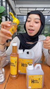 Hello Honey - Madu Asli Murni 360 Gram - Natural Raw Honey