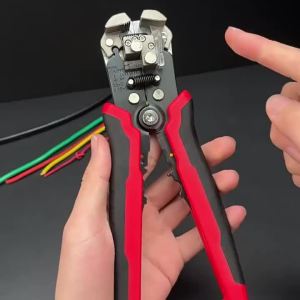 3-in-1 Automatic Wire Stripper for 10-24 AWG Self-Adjusting Wire Cutter & Crimper Tool for Electricians