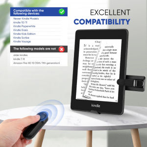 Clicker Page Turner For Kindle Remote Control Page Turner For Kindle Paperwhite Oasis Scribe IPad Tablet Kobo Kindle Accessories With Storage Bag