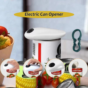 Electric Can Opener Automatic Jar Bottle Opener Hands-Free Easy Pull Tab Can Opener Perfect For Kitchen Aid and Outdoor Camping