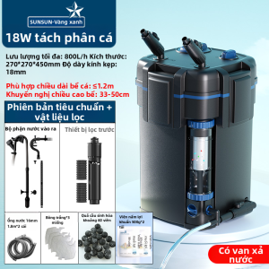 sunsun | Bộ Lọc Hồ Cá 3-trong-1 Ít Ồn
