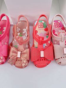 Giày Cao Gót Mùa Hè Cho Bé Gái Zaxy Giày Cao Gót Giày Đế Bằng Có Thắt Lưng Hình Bướm Giày Đế Bằng PVC Giày Đế Bằng PVC