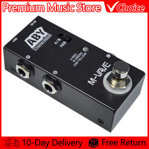M-VAVE | M-VAVE Electric Guitar Pedal ABY Line Selector Effects AB Switch Mini Guitar Pedal True Bypass AB Box - ABY Channel Switch