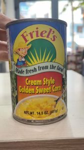 Date 01/28 Bắp Dạng Kem Friels Mỹ 411g - Cream Style Golden Sweet Corn