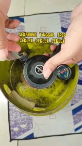 GASCOMP - Regulator Superlock Klik (GRS-01) Regulator Gascomp Anti Bocor Regulator Tekanan Rendah Regulator Pasti Aman