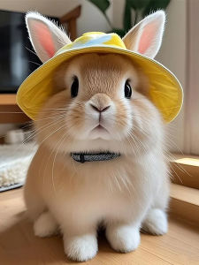 Lightweight Rabbit Ear Sun Hat Cat Dog Fishing Cap Summer Outdoor Headwear Sun Protection Thin Model Pet Accessories