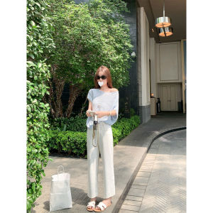 Straight High Waist Slim Fit White Jeans Pants