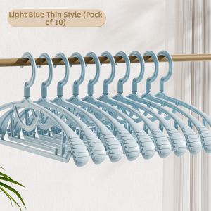 Non-marking Heavy-duty Rotatable Striped Non-slip Clothes Hanger