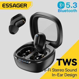 Essager TWS Earphones Hi-Fi Stereo Sound Wireless V5.3 Bluetooth Earphones with Charging Case Smart Touch