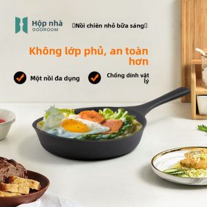 DOOROOM | Chảo Gang Không Dính Không Phủ